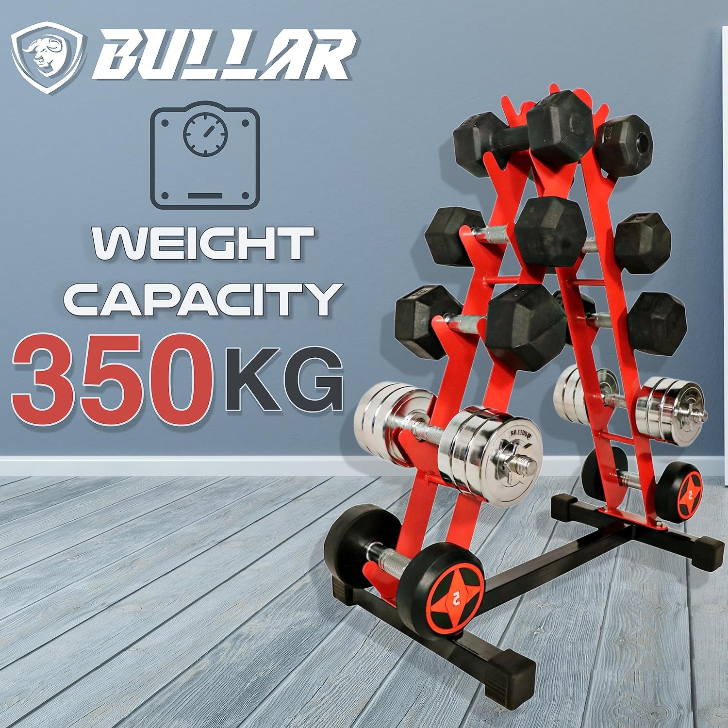 A-Dumbbell Rack for Home Gym Fitness