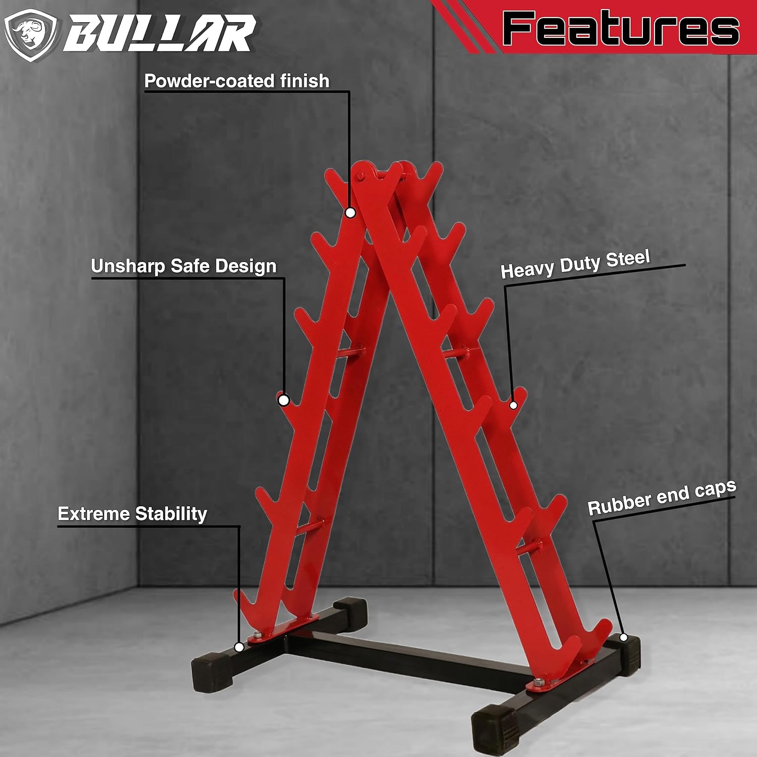 A-Dumbbell Rack for Home Gym Fitness