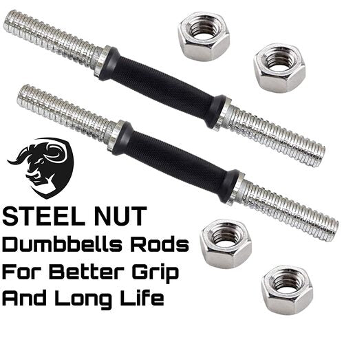 Adjustable Bench Combo with 30KG Rubber Weight Plates & Dumbbell Rods