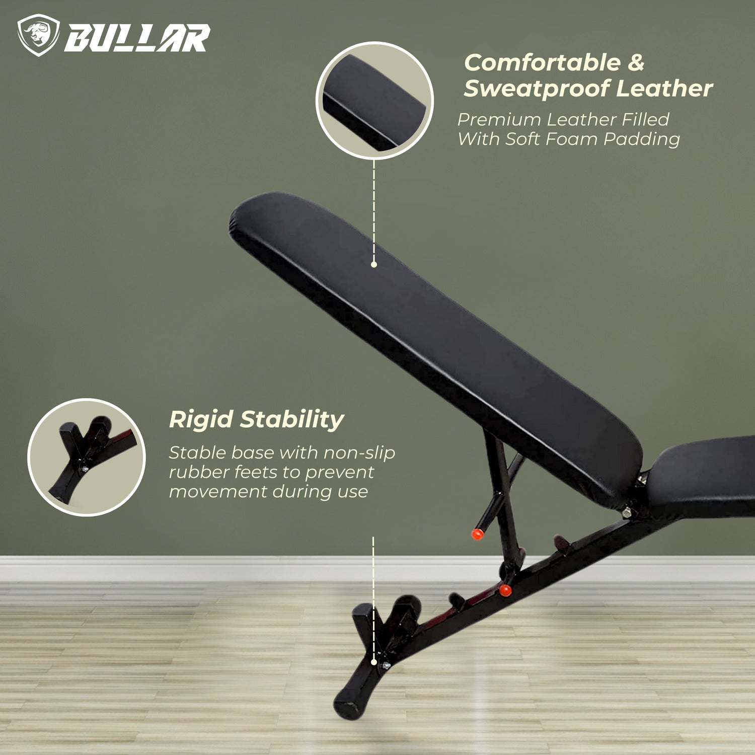 Adjustable Home Gym Workout Bench for Men & Women