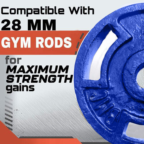 Cast Iron Home Gym Set with Multipurpose Bench Combo
