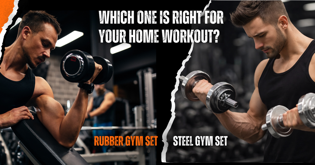 Rubber Home Gym vs Steel Home Gym Set