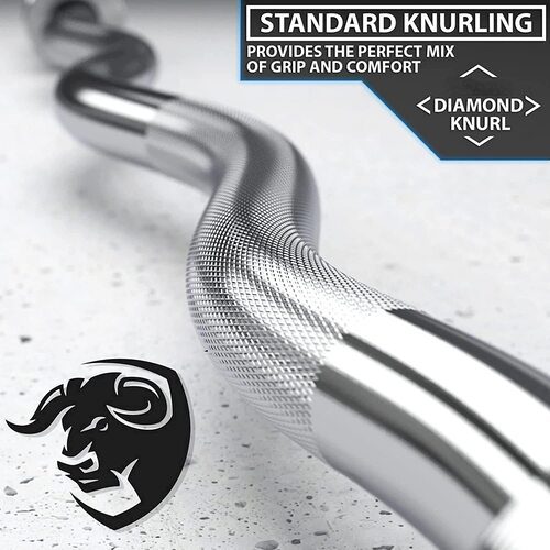 Buy Our 4ft. EZ Curl Barbell Rod and Secure Your Lifts with Durable ...