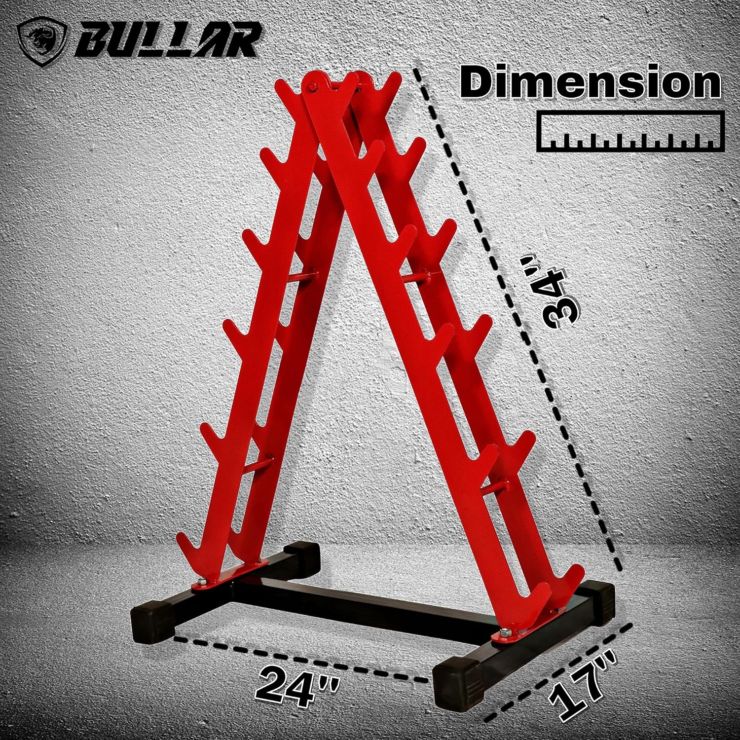 A-Dumbbell Rack for Home Gym Fitness