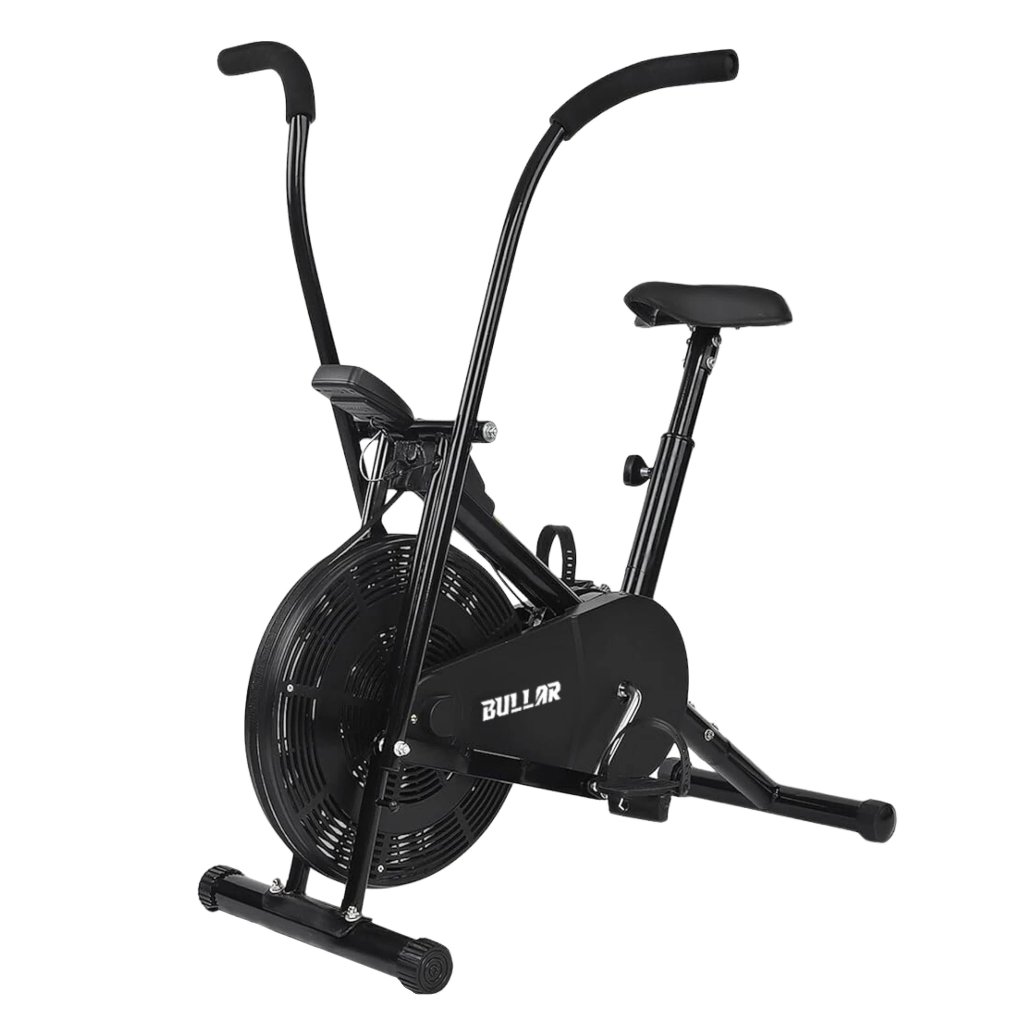 Air Bike Exercise Cycle with Adjustable Cushioned Seat, Moving Handles, Backrest, Twister - All Models