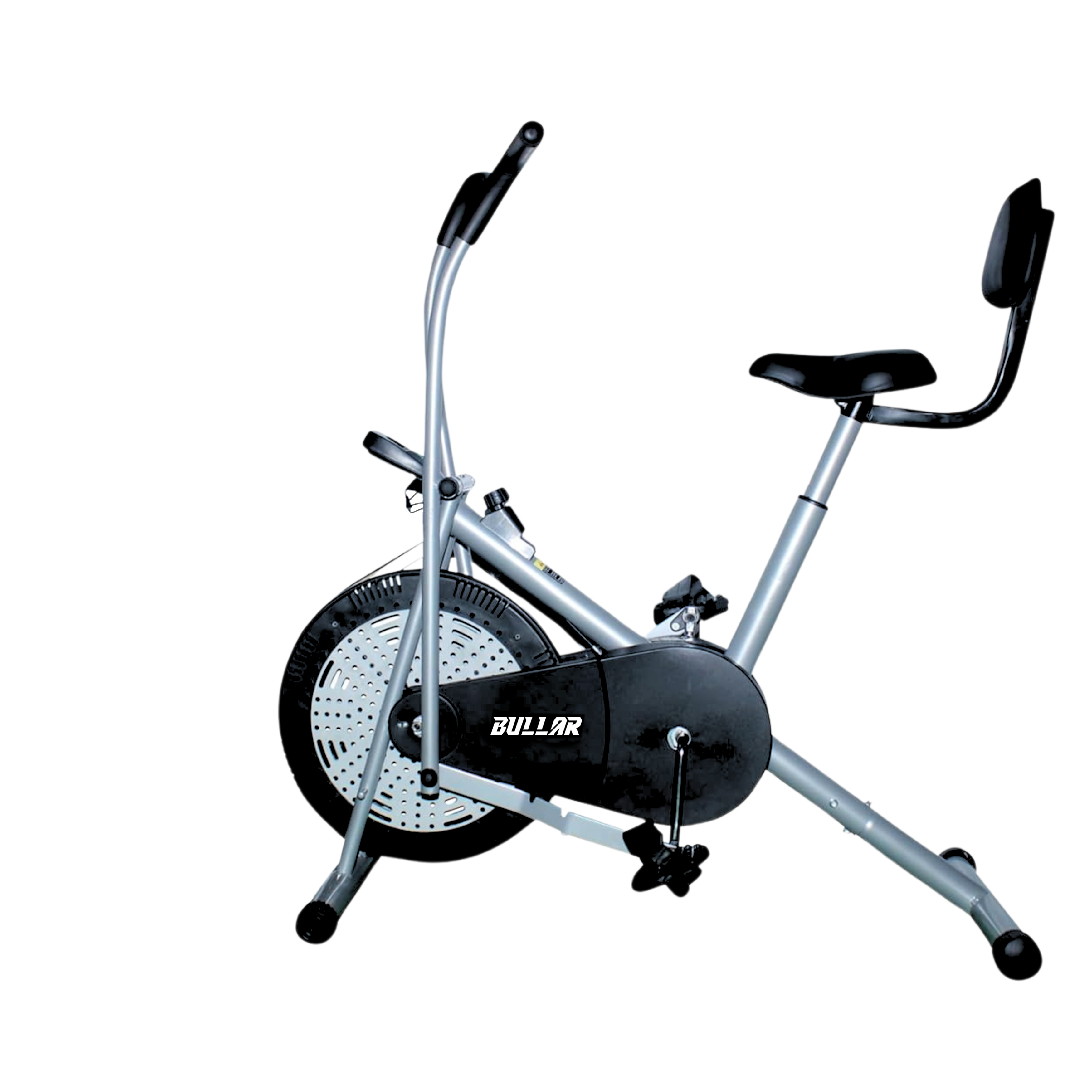 Air Bike Exercise Cycle with Adjustable Cushioned Seat, Moving Handles, Backrest, Twister - All Models