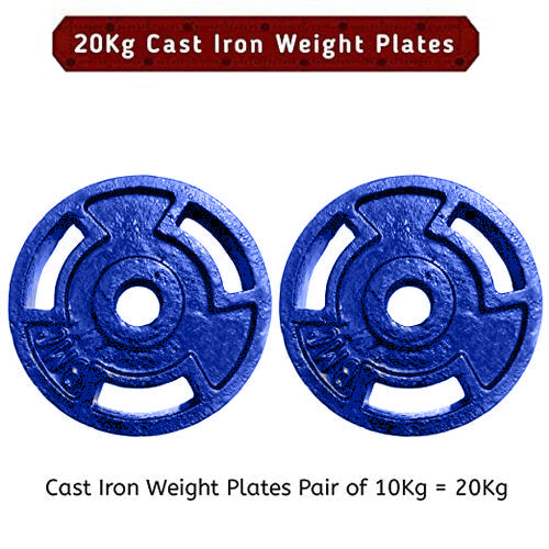 Cast Iron Weight Plates for Home Gym Exercises