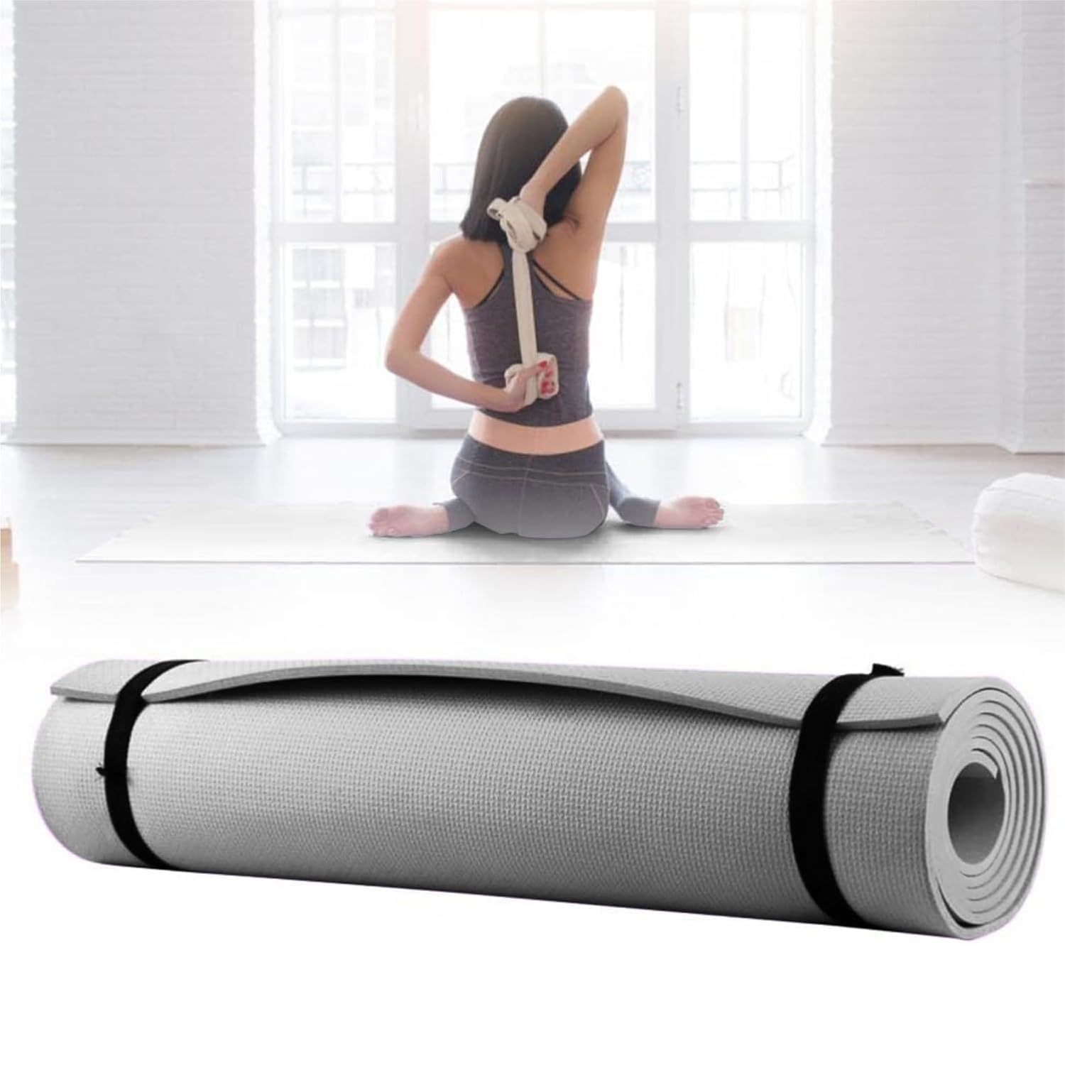 Exercise Yoga Mats for Home Workout - Ideal for Men & Women