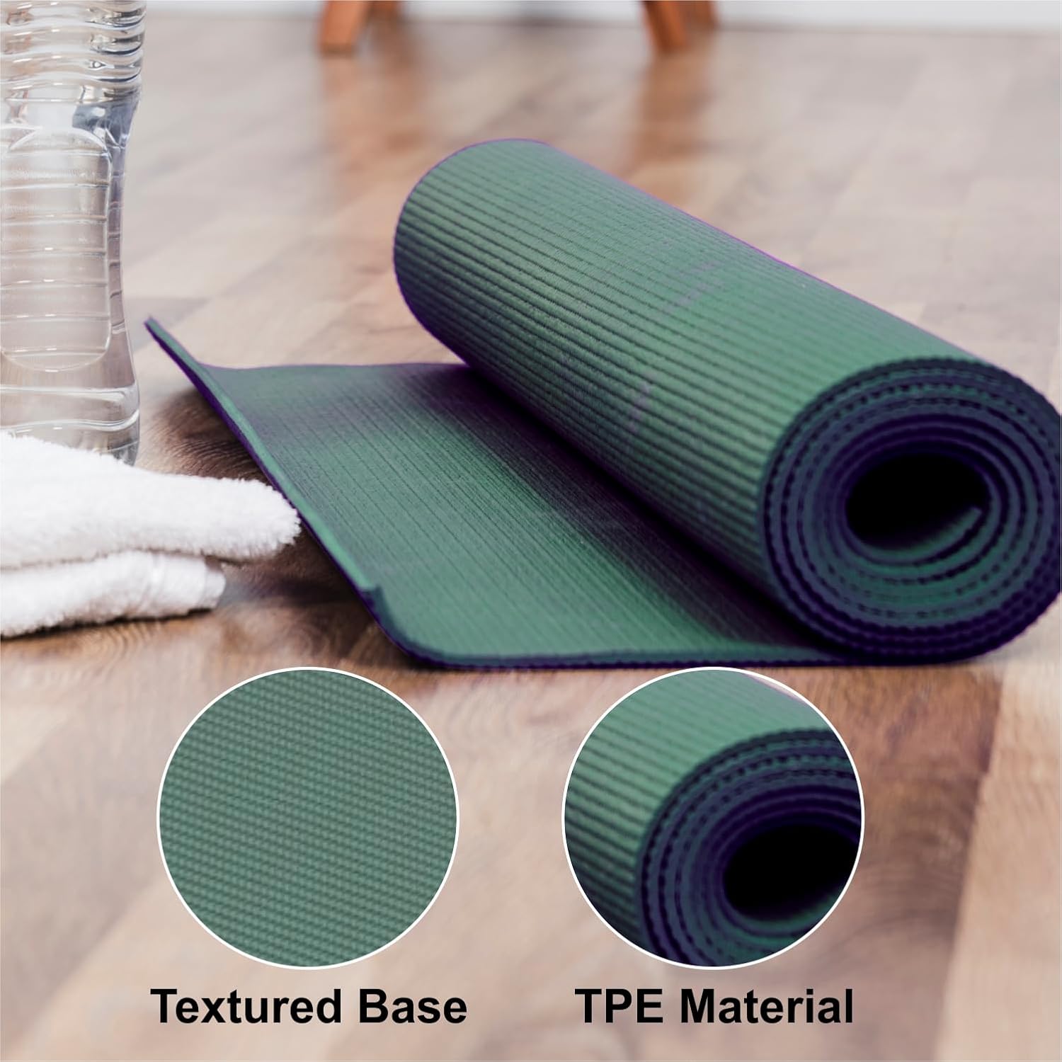 Exercise Yoga Mats for Home Workout - Ideal for Men & Women