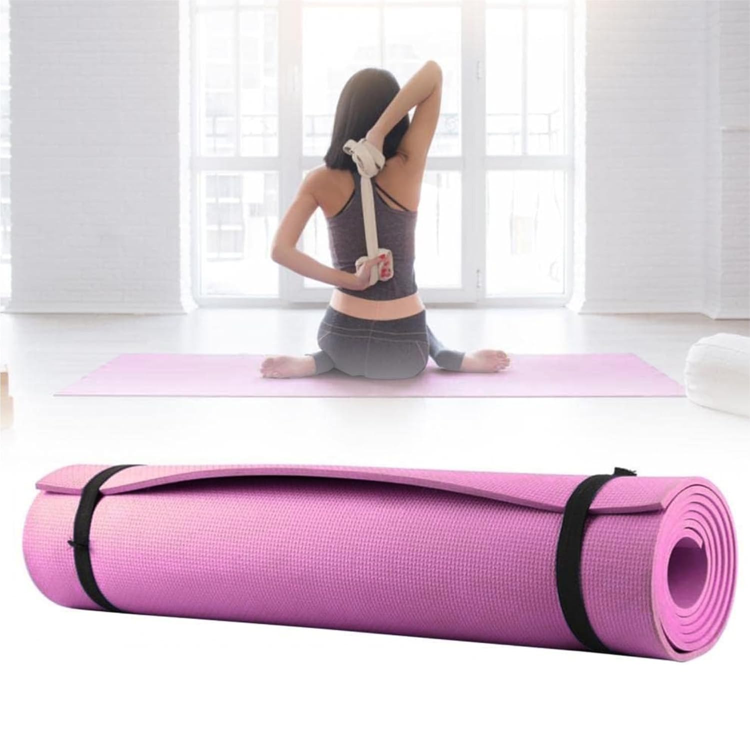 Exercise Yoga Mats for Home Workout - Ideal for Men & Women