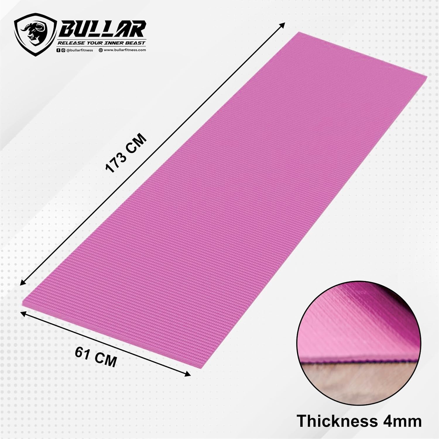 Exercise Yoga Mats for Home Workout - Ideal for Men & Women