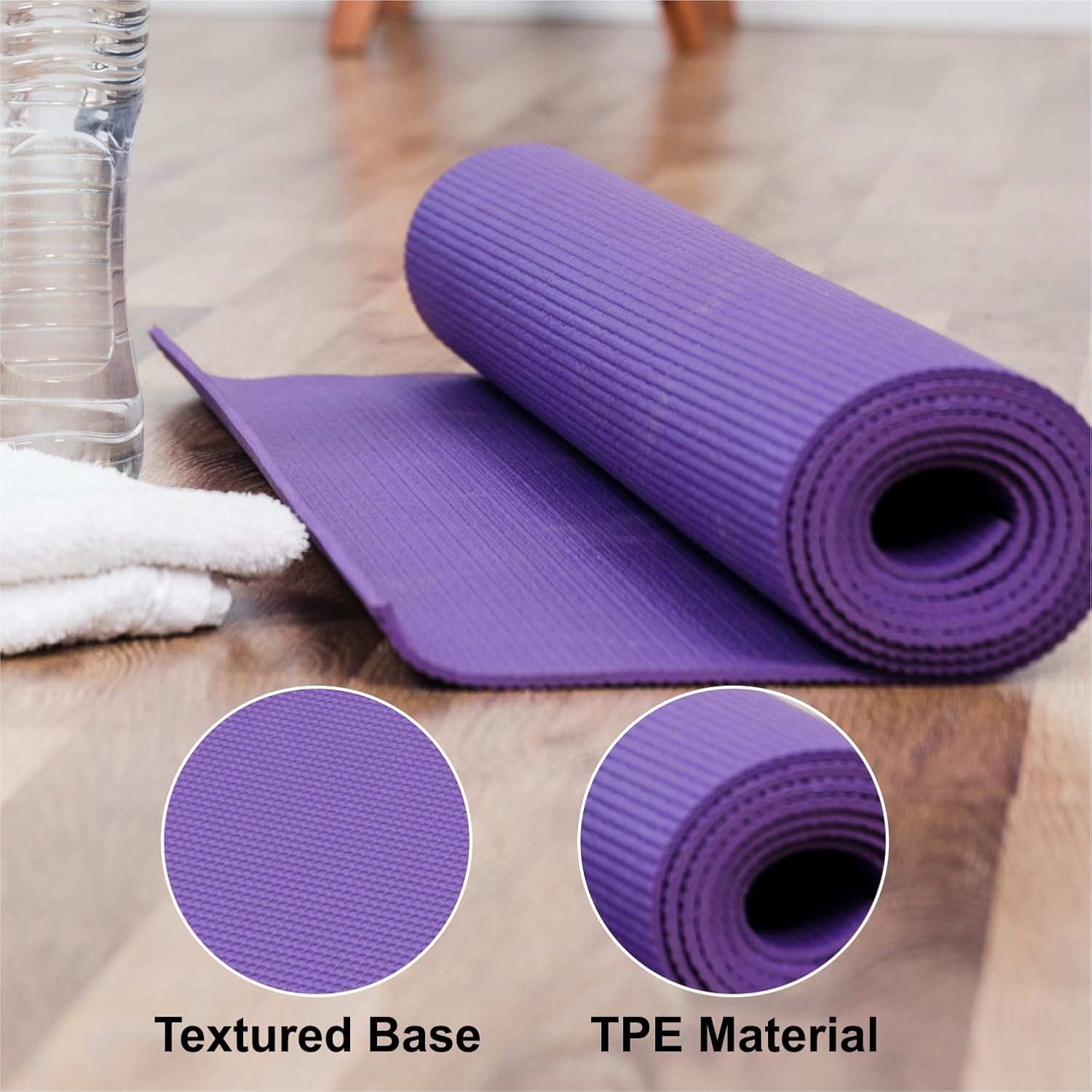 Exercise Yoga Mats for Home Workout - Ideal for Men & Women
