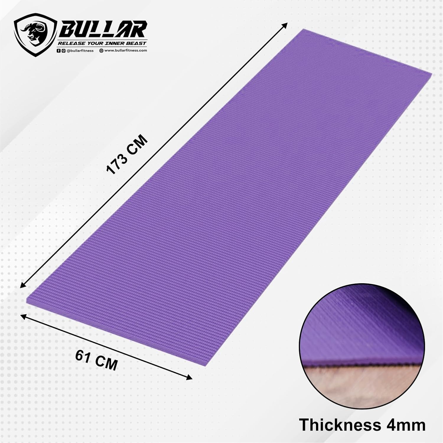 Exercise Yoga Mats for Home Workout - Ideal for Men & Women