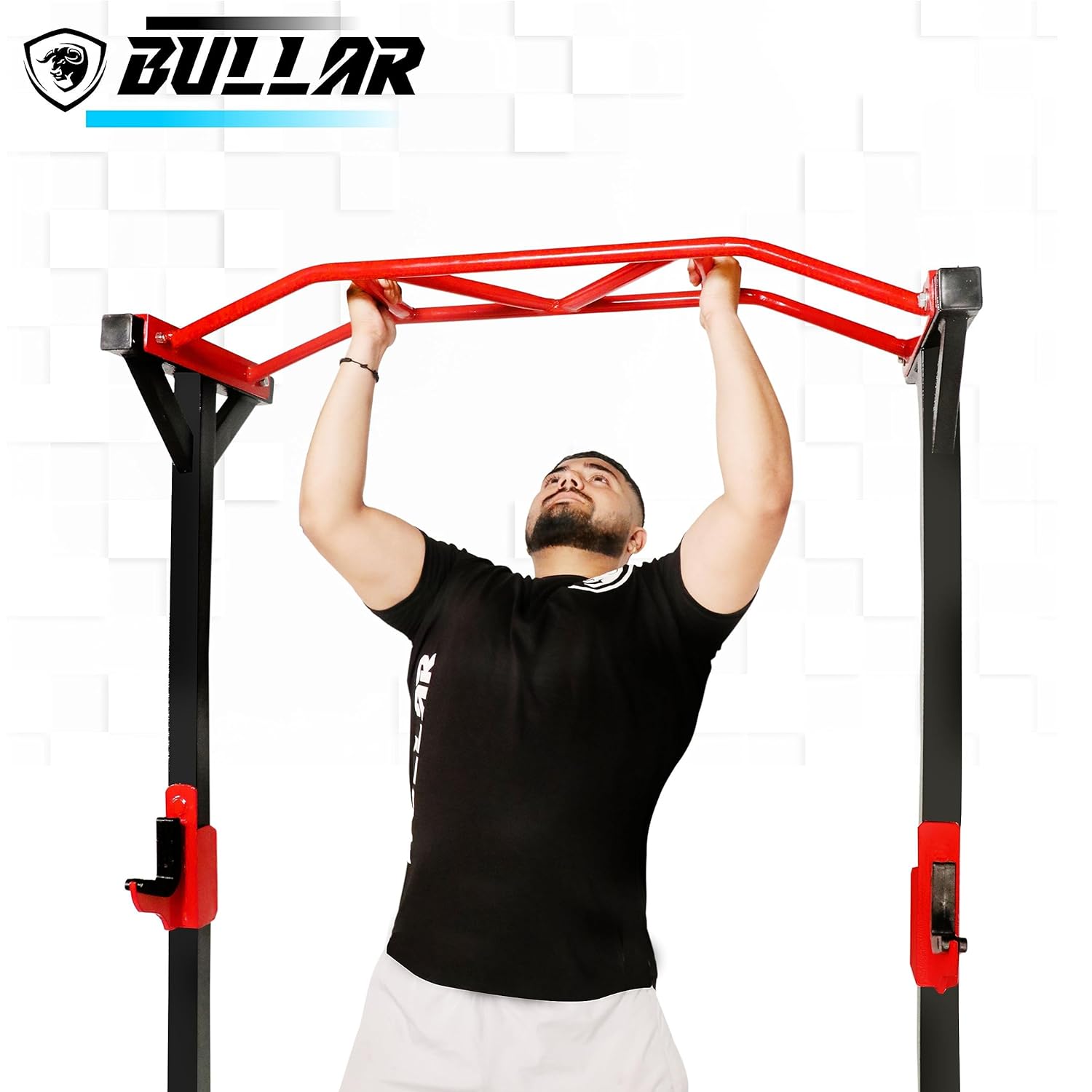 Heavy-Duty Adjustable Power Squat Rack Pro for Home Gym Workout