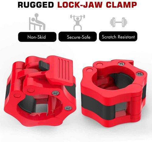 Olympic Barbell Rod Clamps Lock