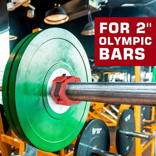 Olympic Barbell Rod Clamps Lock