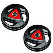 Professional 3-Cut Rubber Coated Weight Plates