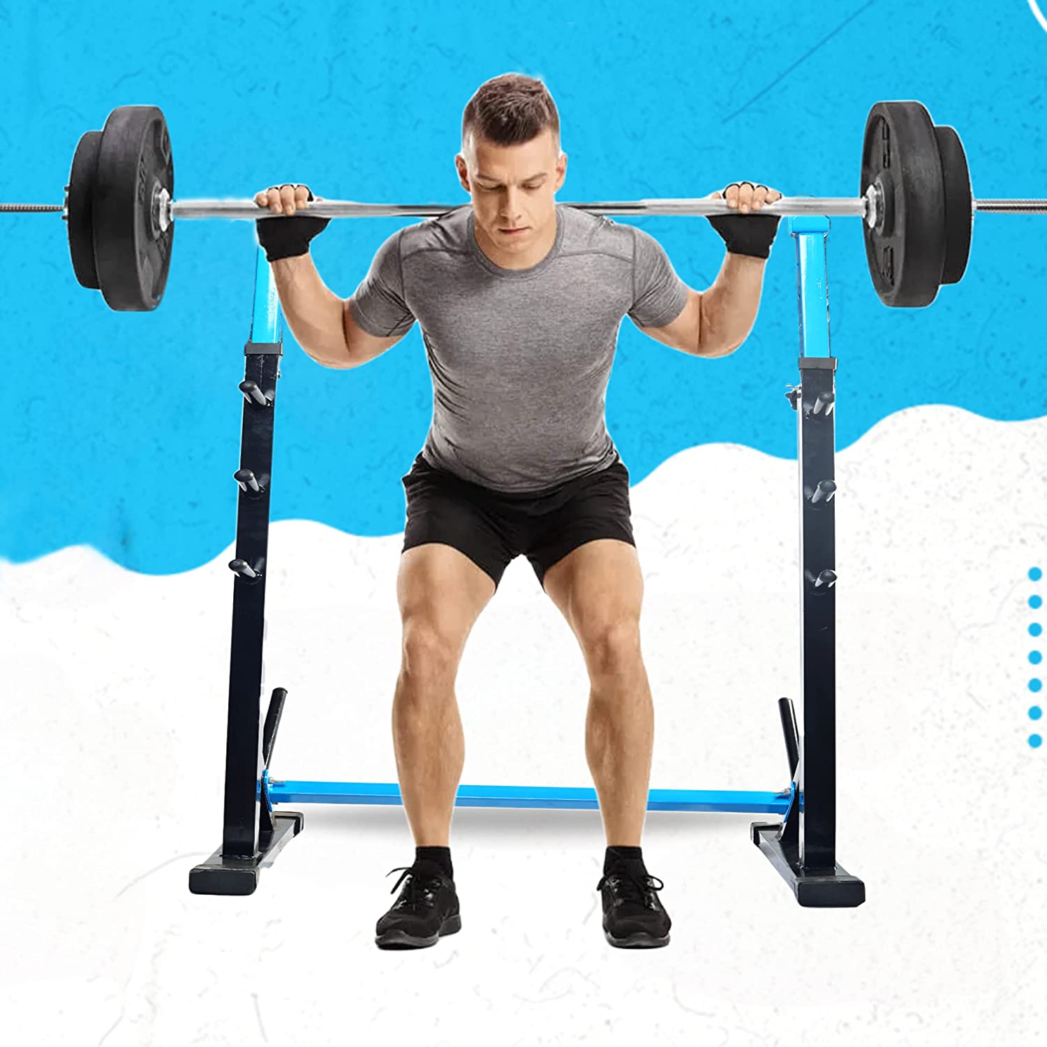 Barbell Squat Alternatives Leg Workout Without Squat Rack Squat