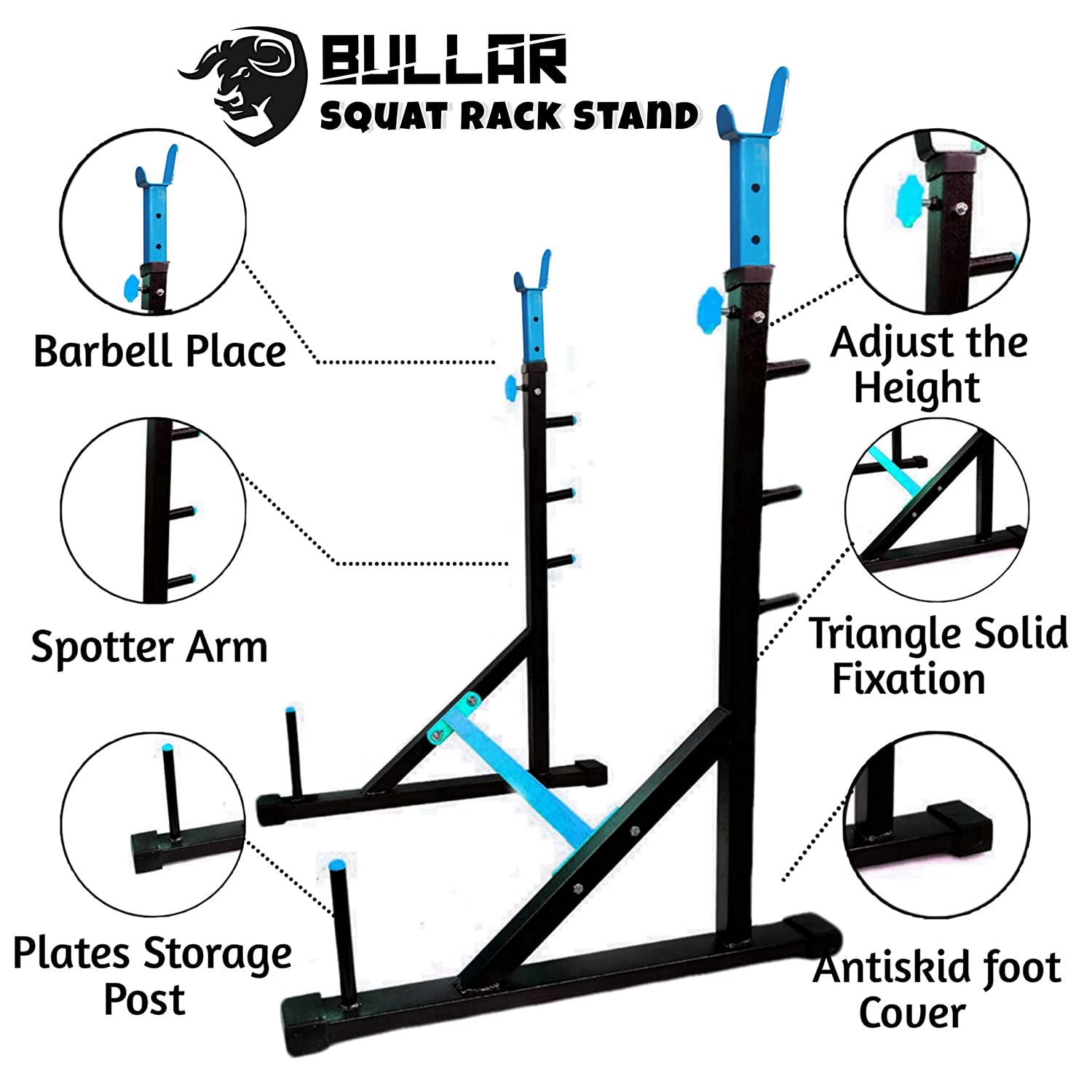 Squat/Rack Stand Workout Equipment for Men/Women – Bullar Fitness
