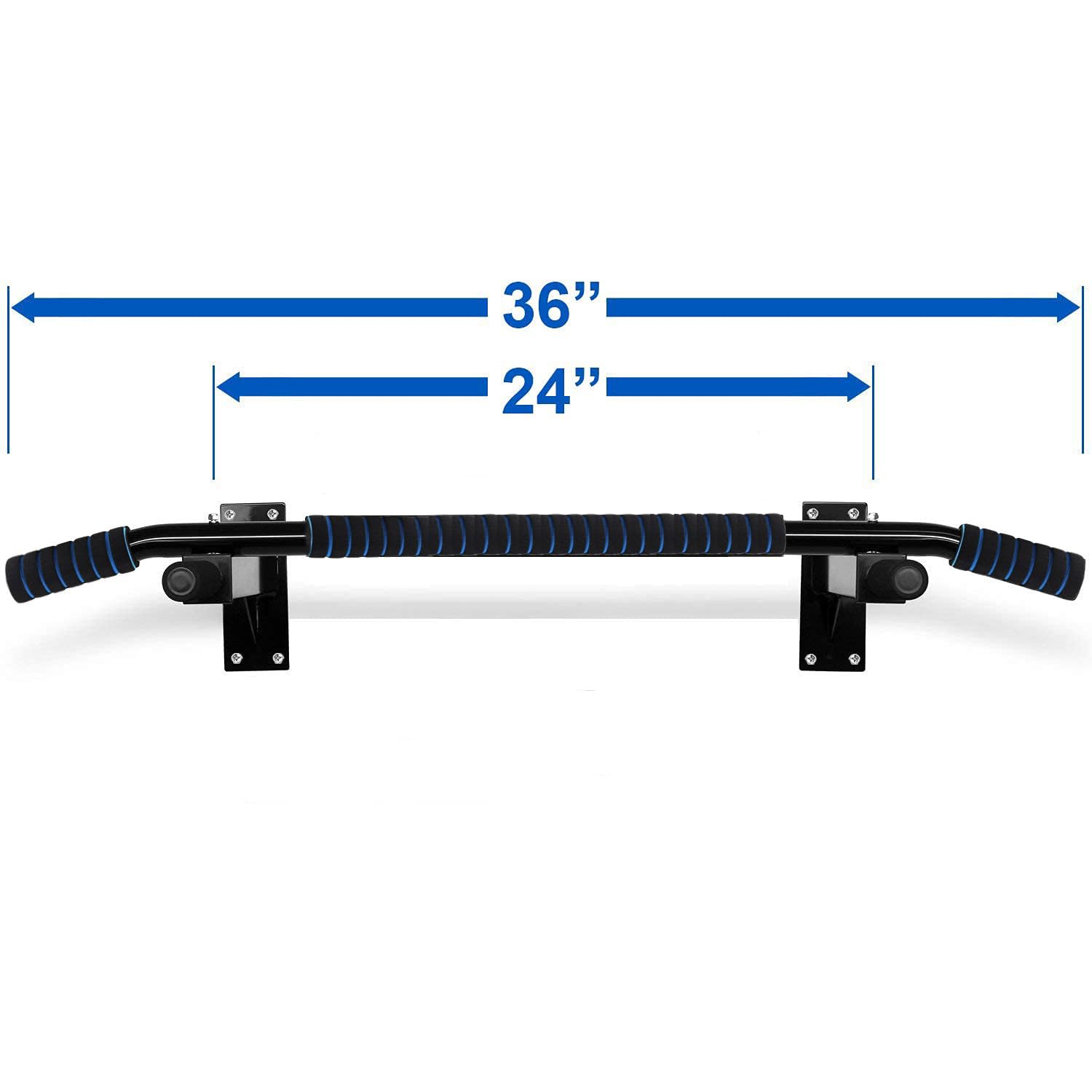 Wall Mounted Pull Up Bar/Chin Up Bar with Foam Handles