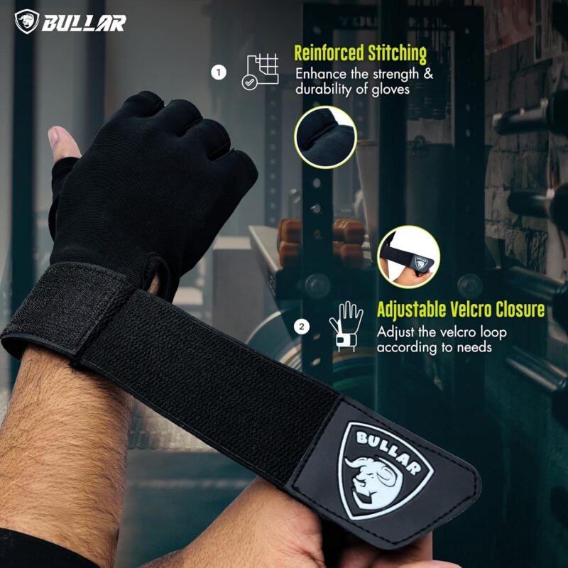 Premium Quality Gym & Fitness Gloves for Weightlifting - Ideal for Men/Women - Image 3