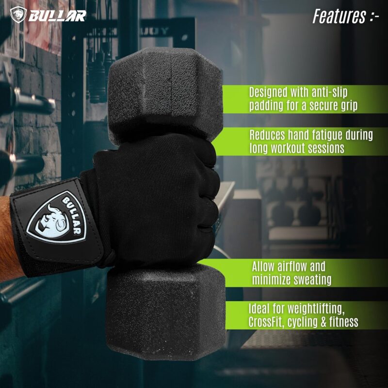 Premium Quality Gym & Fitness Gloves for Weightlifting - Ideal for Men/Women - Image 6